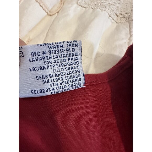 Vtg 90 Bobbie Brooks Woman PL Vest Floral Embroidered Patchwork Fairy Whimsigoth - Picture 12 of 16